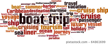 Boat trip word cloud Boat trip word cloud 64861699