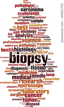Biopsy word cloud 64861730