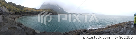 自然,風景,旅行,大海,海灘,波浪,波浪,全景,薄霧 自然,風景,旅行,大海,海灘,波浪,波浪,全景,薄霧 64862190