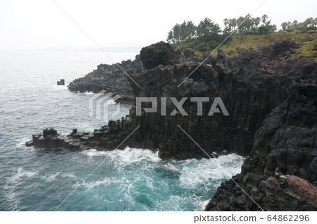 自然，風景，旅行，海洋，波浪，波浪，懸崖，岩石 64862296