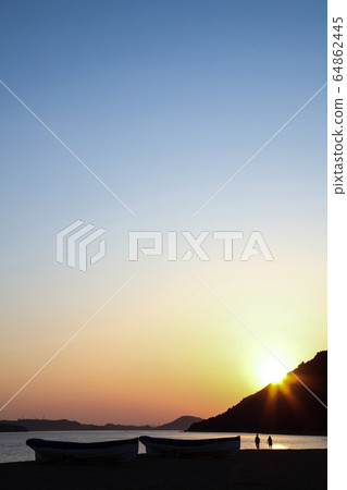 日落海岸 64862445