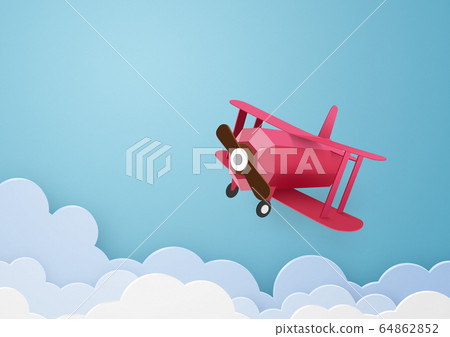 Paper Craft-Sky-Cloud-Airplane Paper Craft-Sky-Cloud-Airplane 64862852