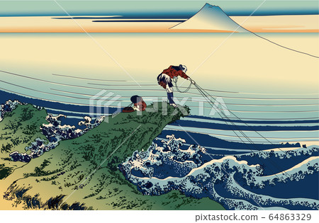 Thirty-six Views of Mt. Fuji / Koshu Ishigumizawa Thirty-six Views of Mt. Fuji / Koshu Ishigumizawa 64863329