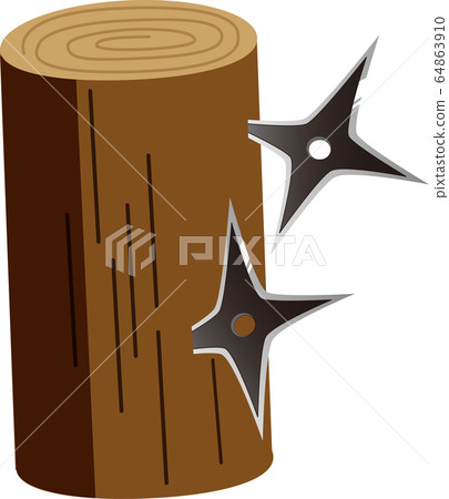 Shuriken throw 64863910