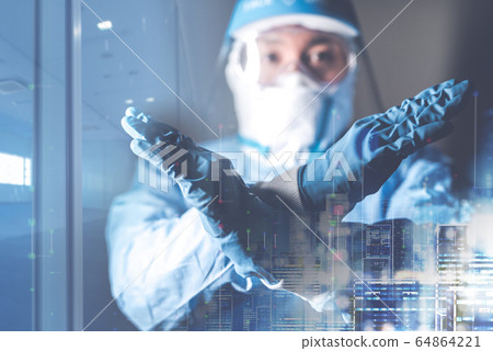 coronavirus, protective clothing, goggles 64864221