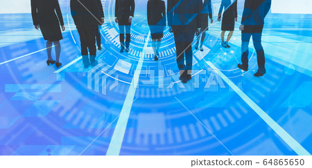 cyber, information, data 64865650
