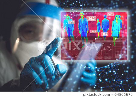 thermography, temperature, fever 64865673