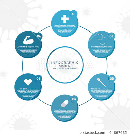 Infographic for medical coronavirus-19 concept 64867685