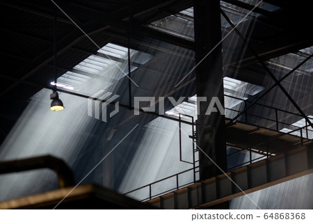 Interior of modern industrial production plant in Interior of modern industrial production plant in 64868368