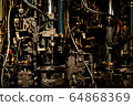 Image of metal-working machine with various 64868369