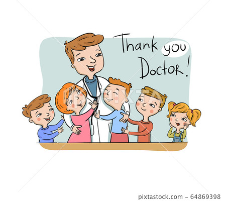 Thank you Doctor greeting card Thank you Doctor greeting card 64869398