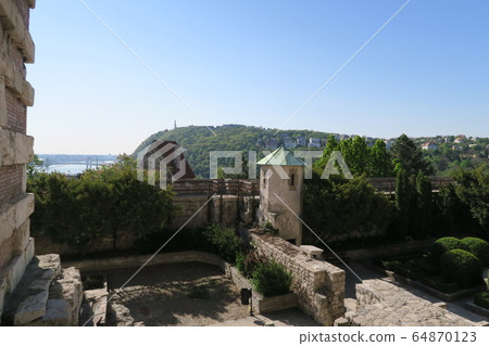 布達佩斯南山坡景觀和蓋勒特山 64870123