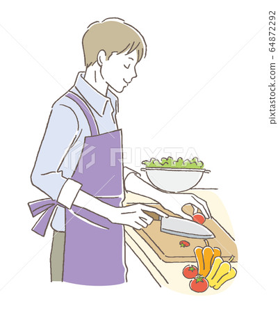 Men who cook 64872292