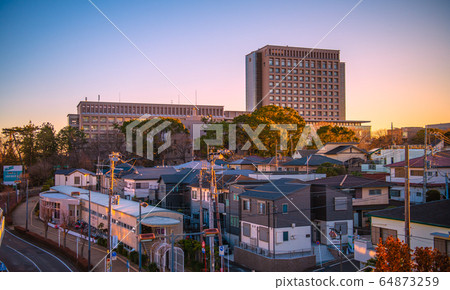 Fujisawa cityscape in Japan, hope for Nihon University Faculty of Bioresource Sciences 64873259