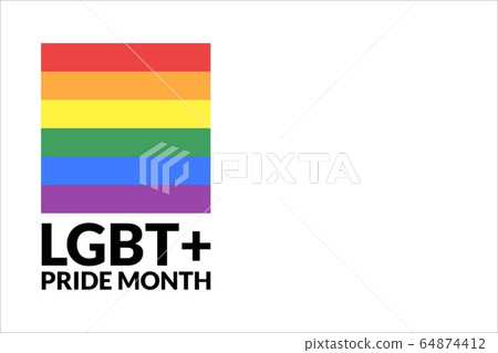 LGBT Pride Month. Holiday concept. Template for background, banner, card, poster with text 64874412