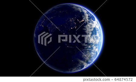 地球宇宙太陽空間世界世界全球3d圖背景背景 64874572