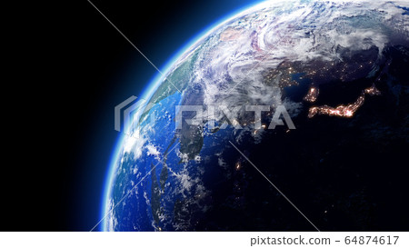 地球宇宙太陽空間世界世界全球3d圖背景背景 64874617