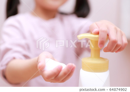 洗手（防止抗菌返還家用身體部位不露面的複制空間兒童洗手液肥皂洗手盆） 64874902