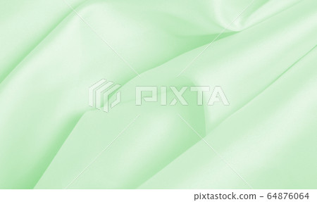 Smooth elegant green silk or satin luxury cloth Smooth elegant green silk or satin luxury cloth 64876064