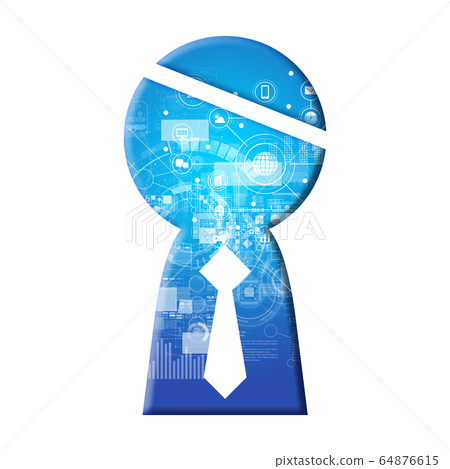 Blue icon series 64876615