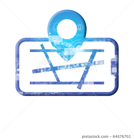 Blue icon series 64876701