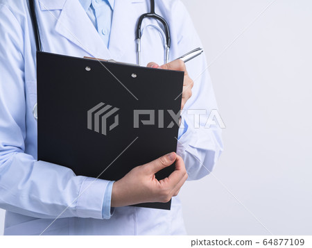 醫生 聽診器 剪貼板 doctor stethoscope clipboard 医者 聴診器 64877109