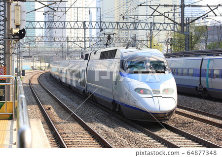 Korean bullet train KTX Korean bullet train KTX 64877348
