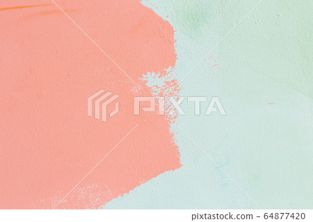 close-up of peeling painted wall, copy space. 64877420