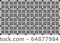 abstract background of many gray rectangles of 64877984