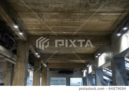 concrete ceiling interior design in the cafe concrete ceiling interior design in the cafe 64879084