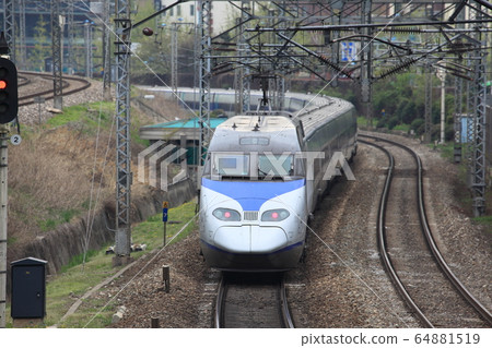 Korean bullet train KTX Korean bullet train KTX 64881519
