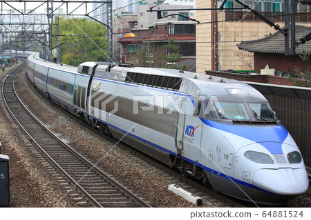 Korean bullet train KTX Korean bullet train KTX 64881524