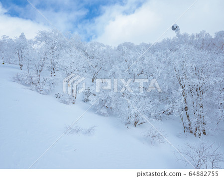Minamiaizu winter scenery Minamiaizu winter scenery 64882755