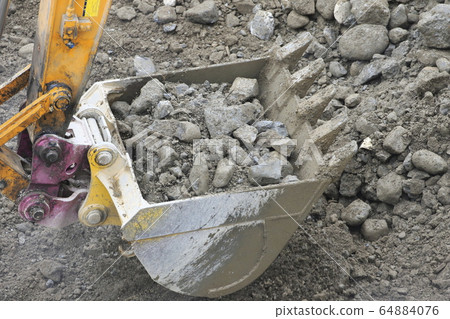 Building demolition and construction site Building demolition and construction site 64884076
