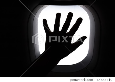 Traveling concept. Travel by plane. Tourist at aircraft cabin. Memoirs, dreams of travels. Airplanewindow of the airplane. Aircraft business. Travel agency background. Back to job Traveling concept. Travel by plane. Tourist at aircraft cabin. Memoirs, dreams of travels. Airplanewindow of the airplane. Aircraft business. Travel agency background. Back to job 64884410