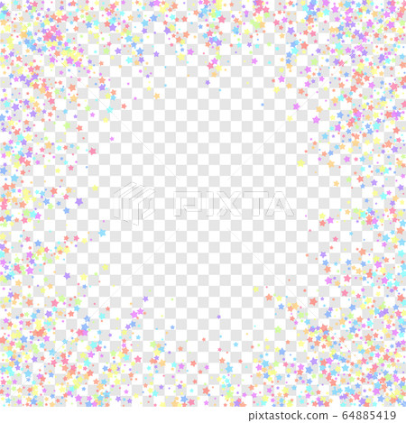Festive confetti. Celebration stars. Colorful star Festive confetti. Celebration stars. Colorful star 64885419