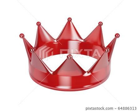 Royal crown isolated on white 64886313