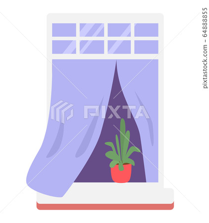 Neighbors people in window vector illustration, cartoon active man woman or couple characters live in neighboring home apartments set Neighbors people in window vector illustration, cartoon active man woman or couple characters live in neighboring home apartments set 64888855
