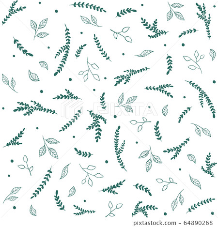 Botanical / seamless pattern / vector - Stock Illustration [64890268 ...
