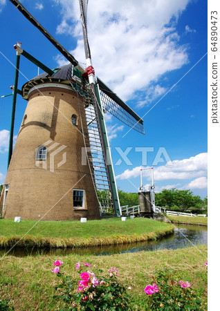 Dutch windmill Dutch windmill 64890473