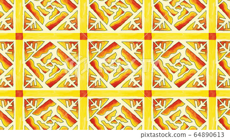 Virtual space material botanical plaid wallpaper Virtual space material botanical plaid wallpaper 64890613