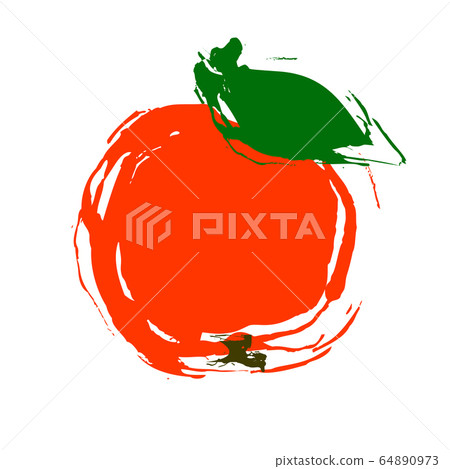 Vector illustration apple in abstract style 64890973