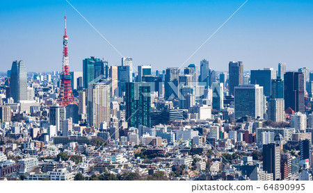 Tokyo Tower and City View 64890995