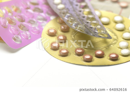 Empty contraceptive pill strips and contraceptive Empty contraceptive pill strips and contraceptive 64892616