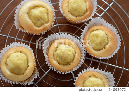 Making sweets at home Sweet potato muffins Making sweets at home Sweet potato muffins 64895072