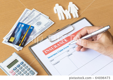Life family insurance form with model and policy 64896473