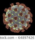 Coronavirus wireframe 64897426