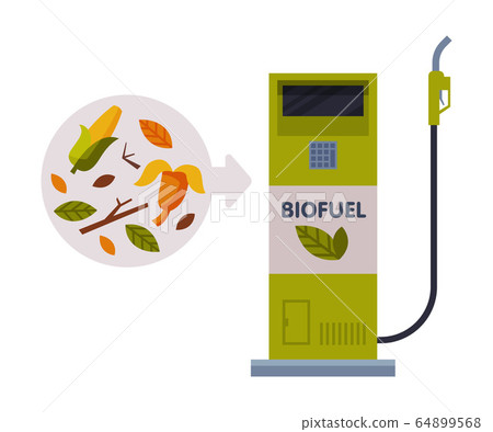 Biofuel Refill Station, Green Energy, Eco Transport Concept Flat Vector Illustration Biofuel Refill Station, Green Energy, Eco Transport Concept Flat Vector Illustration 64899568