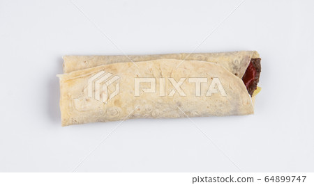 pita bread on a white background pita bread on a white background 64899747
