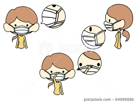 How to put on a mask How to put on a mask 64899886